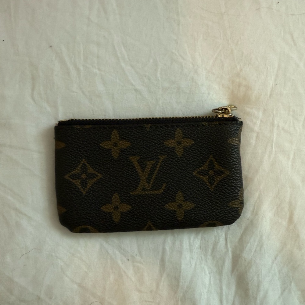 Monogram Brown Pouch Key Chain